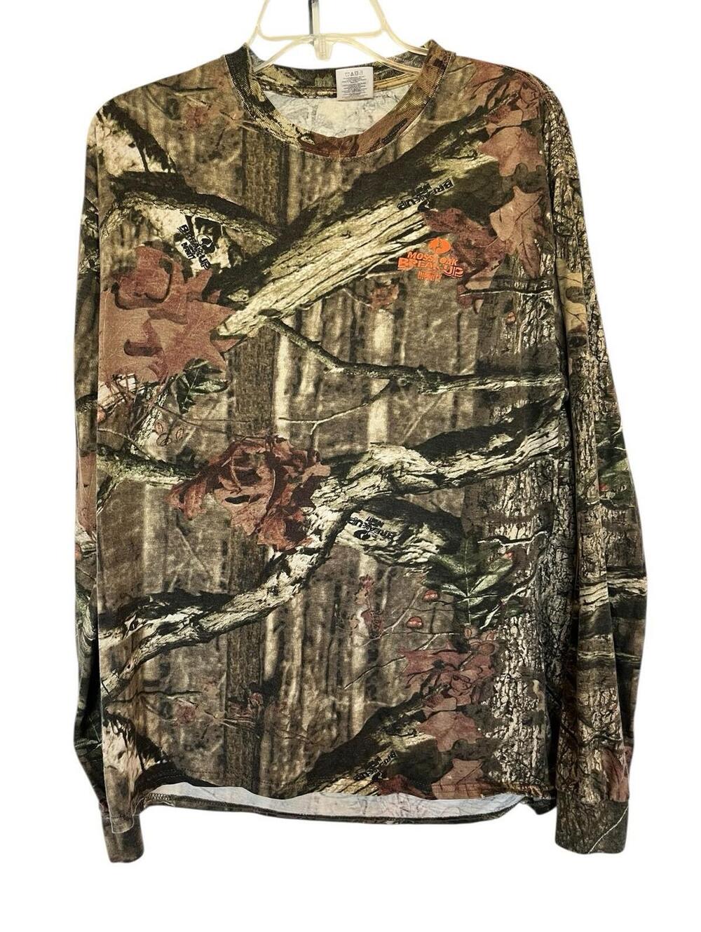 Mossy Oak Break Up Infinity Men's Camouflage Long Sleeve  Sz UNK